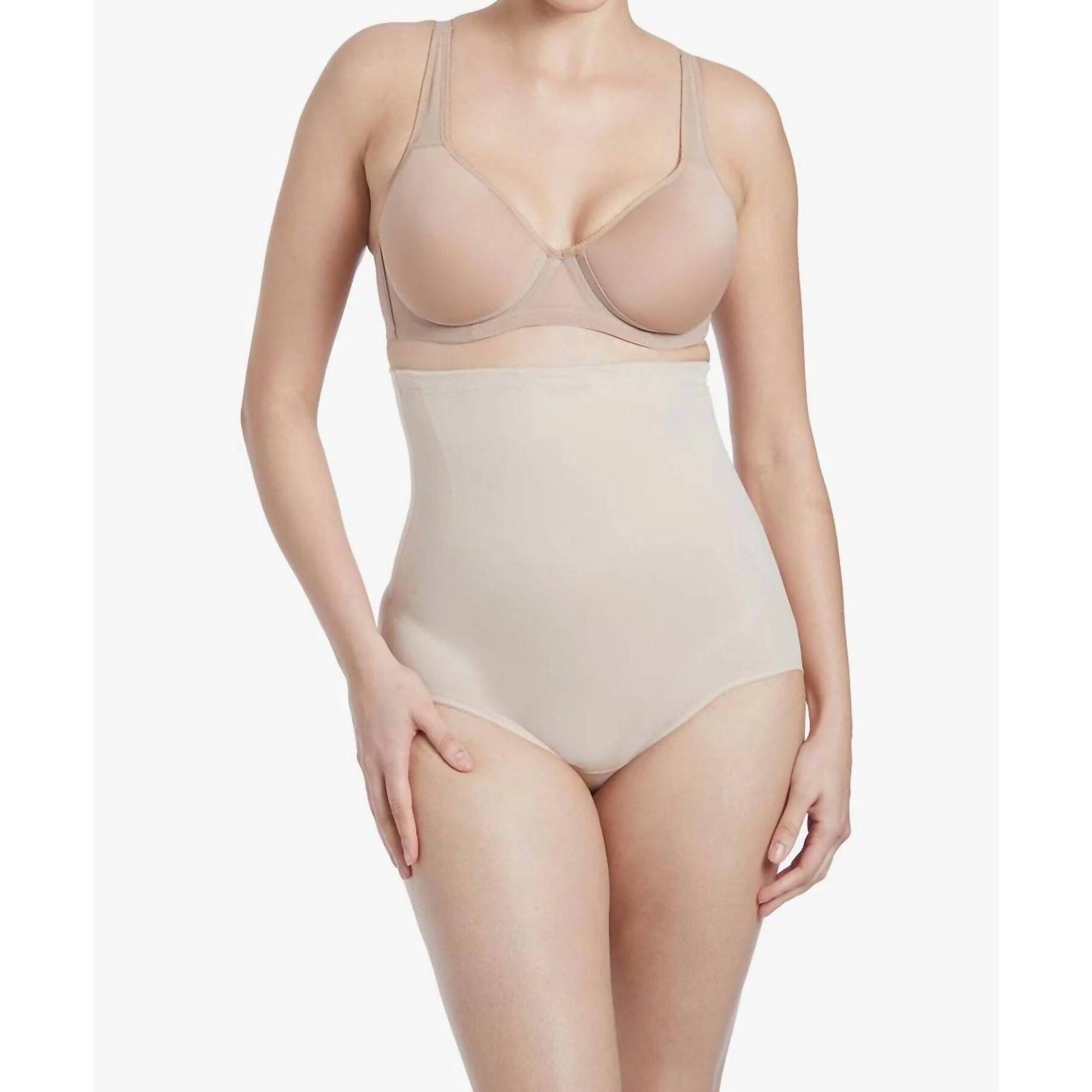 New Miraclesuit Shape Away Hi-Waist Brief In Nude